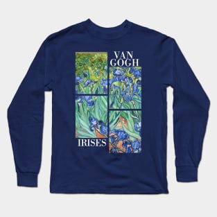 Van Gogh Irises Stylised Long Sleeve T-Shirt